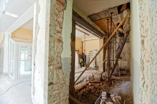 Photo d'un programme immobilier ancien en rénovation - déficit foncier